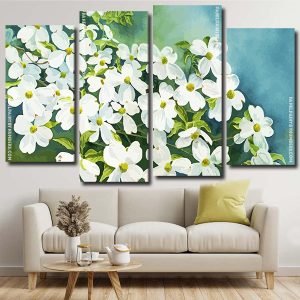 Dogwood Plants Panels paint by numbers