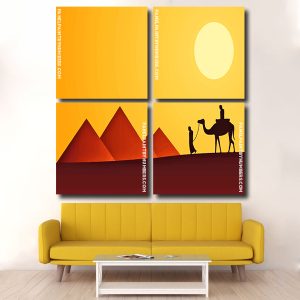 Egypt Desert Panel paint by numbers