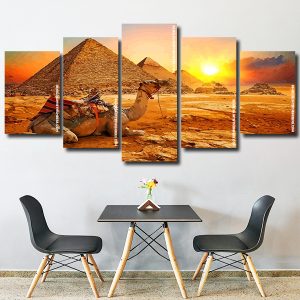 Egypt Desert Pyramids Panels paint by numbers