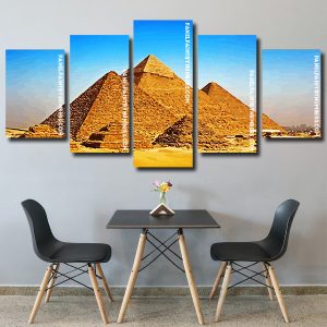 Egypt Desert Pyramids Panels paint by numbers