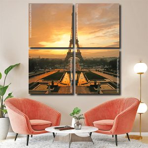 Eiffel Tower Paris panels paint by numbers