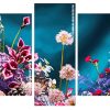 Florals Art panels paint by numbers