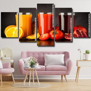 Fruit Juices Panels paint by numbers