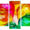 Glass Bottles Panels paint by numbers