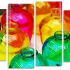 Glass Bottles Panels paint by numbers