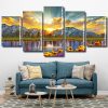 Grand Teton National Park Sunrise Panel paint by numbers