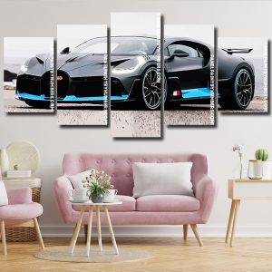 Grey Bugatti Divo Panel paint by numbers