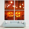 Halloween Pumpkins Panels paint by numbers