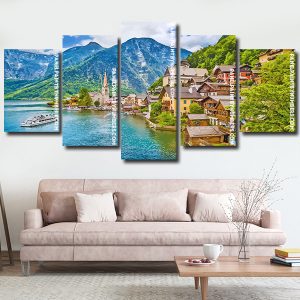 Hallstatt Austria Panel paint by numbers