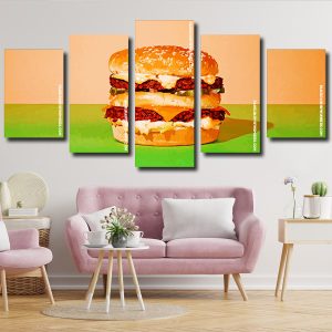 Hamburger Sandwich Panels paint by numbers