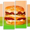 Hamburger Sandwich Panels paint by numbers