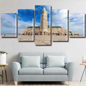 Hassan II Mosque Panels paint by numbers