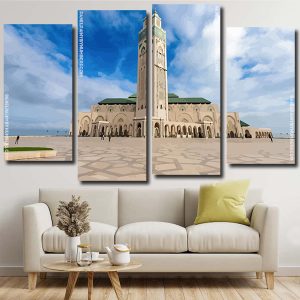 Hassan II Mosque Panels paint by numbers