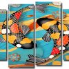 Koi Fish panels paint by numbers