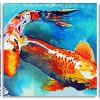 Koi Fish panel paint by numbers