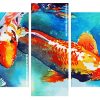 Koi Fish panels paint by numbers