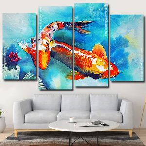 Koi Fish panels paint by numbers