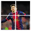 Leonel Messi Panels paint by numbers