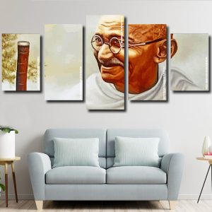 Mahatma Gandhi panels paint by numbers