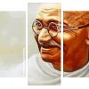 Mahatma Gandhi panels paint by numbers