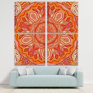 Mandala Art Illustration panels paint by numbers panels paint by numbers