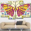 Mandala Butterfly panels paint by numbers