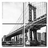 Manhattan Bridge in New York City panels paint by numbers