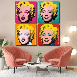 Marilyn Monroe Pop Art Panel paint by numbers