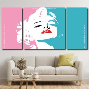 Marilyn Monroe panel paint by numbers