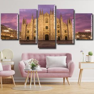 Milan Cathedral panels paint by numbers