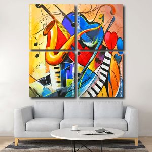 Musical Instruments panels paint by numbers