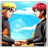 Naruto And Gaara panels paint by numbers