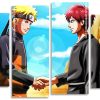 Naruto And Gaara panels paint by numbers