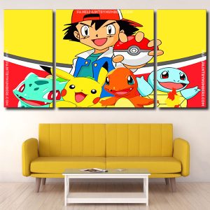 Gha Ash Ketchum Pokemon Panels paint by numbers