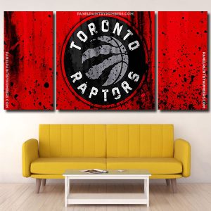 Toronto Raptors Logo Panel paint by numbers