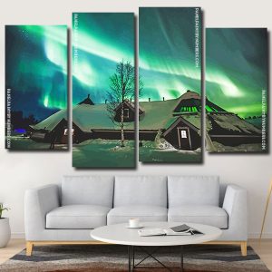 Northern Lights Aurora panels paint by numbers