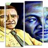 Obama And King Luther Panels paint by numbers