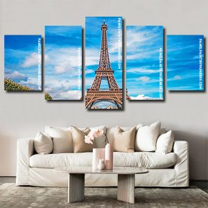 Paris Eiffel Tower Panels paint by numbers