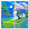 Peaceful Landscape panel paint by numbers