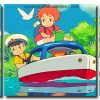 Ponyo Anime Panels paint by numbers