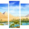 Pyramids Nile River Panel paint by numbers