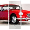 Red Classic Mg Car Panel paint by numbers