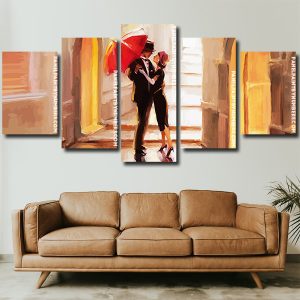 Romantic Couple Art Panel paint by numbers