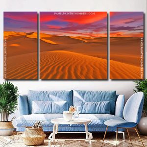 Sahara Sunset Panel paint by numbers