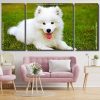 Samoyed Dog Panel paint by numbers