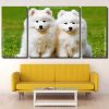 Samoyed Puppies Panel paint by numbers