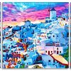 Santorini Island Panels paint by numbers