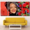 Singer Rihanna Panels paint by numbers