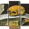 Skull Head On Book Panels paint by numbers