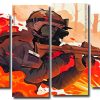 Soldier In War Panels paint by numbers